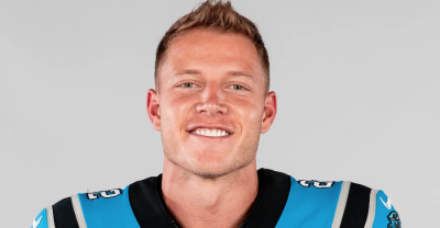 Carolina Panthers running back Christian McCaffrey