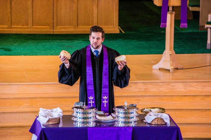 The Rev. Zac Morton of First Presbyterian Church Morgantown.