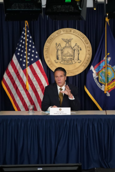 Gov. Andrew Cuomo, D-NY, speaks at a press conference on coronavirus, Oct. 5, 2020. 