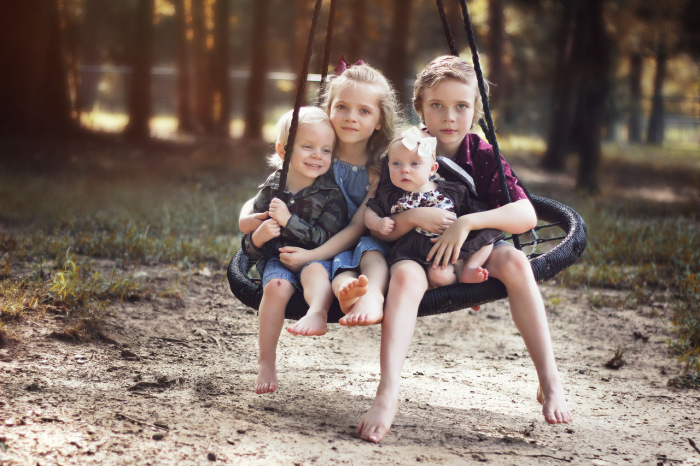 Rosemary Pope's four children.