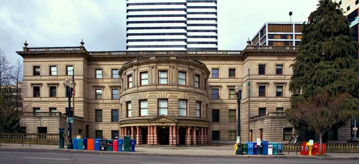 Portland City Hall in Portland, Oregon.