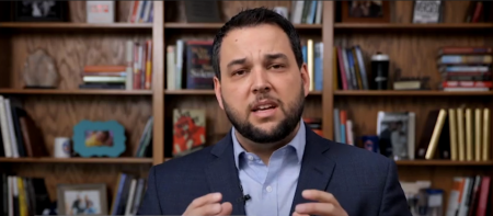 Aaron Baer, president of Citizens for Community Values, addresses the lawsuit the Ohio Christian Education Network filed against the Toledo-Lucas County Health Department over its mandate that all secondary schools in the area close for six weeks to curb the spread of coronavirus, Dec. 8, 2020.