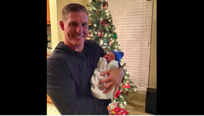 Life.Church Senior Pastor Craig Groeschel holds his youngest grandson, Spencer.