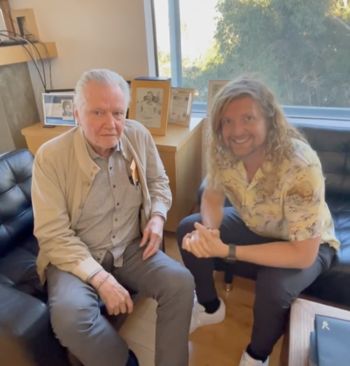 Jon Voight and Sean Feucht, 2021