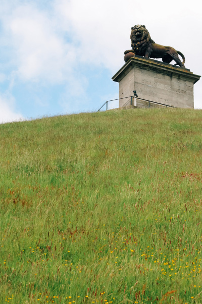 The Waterloo battlefield. 