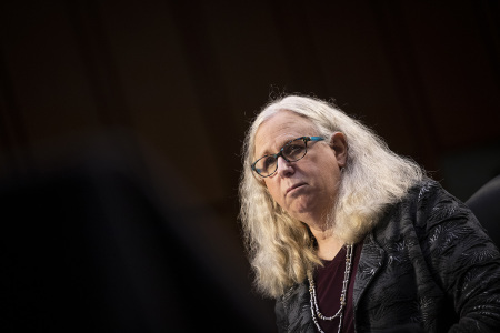 Rachel (formerly Richard) Levine, a trans-identified Assistant Secretary in the Department of Health and Human Services under the Biden administration. 