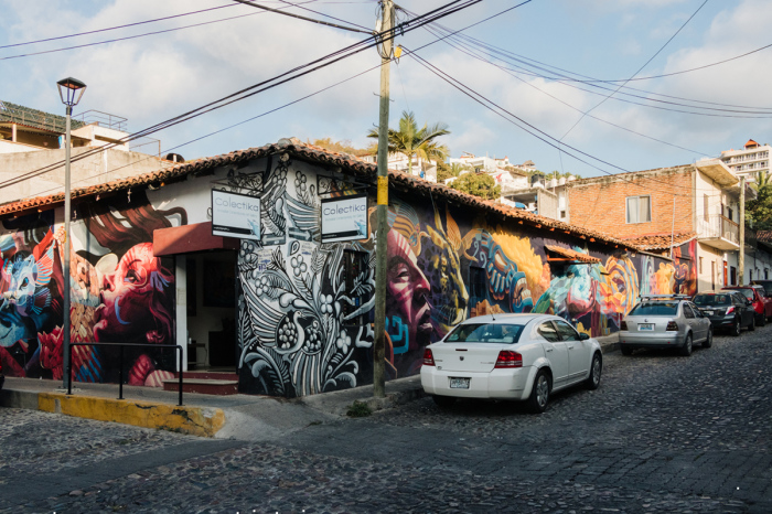 The streets of Puerto Vallarta’s old town. 