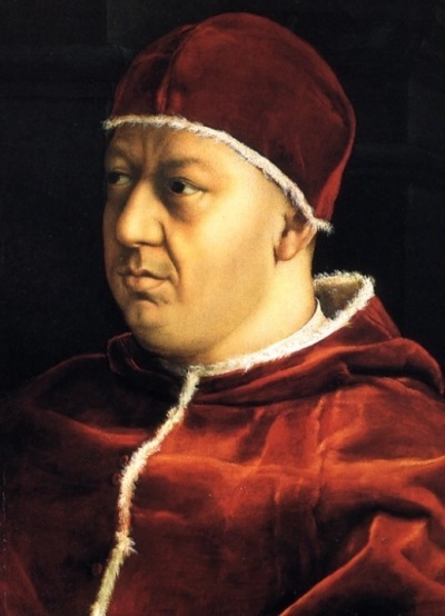 A 16th century portrait of Pope Leo X