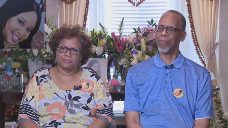 The Rev. Michael Yarbrough (R) his wife, Sonya, and their late daughter, Areyelle Yarbough (inset).