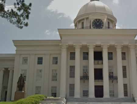 The Alabama Capitol in Montgomery, Alabama.