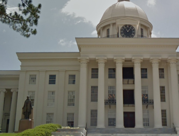 The Alabama Capitol in Montgomery, Alabama.