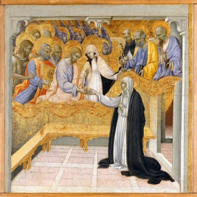 Saint Catherina of Siena (1347-1380), a patron saint of Italy and notable mystic. 