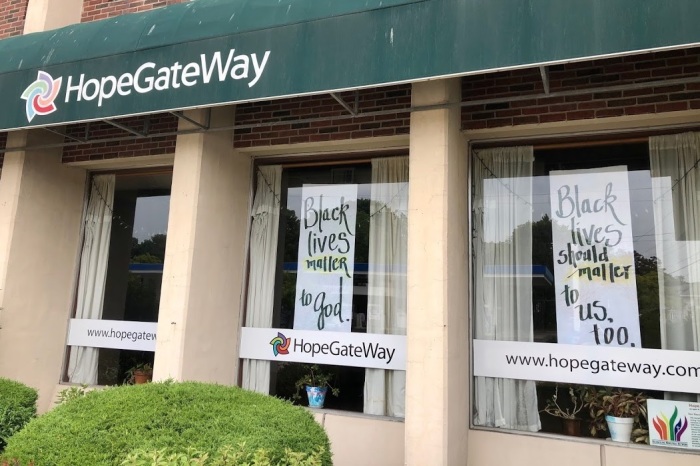 HopeGateWay, a congregation in Portland, Maine, that voted in 2021 to leave the United Methodist Church due to the mainline Protestant denomination's stance on LGBT issues. 