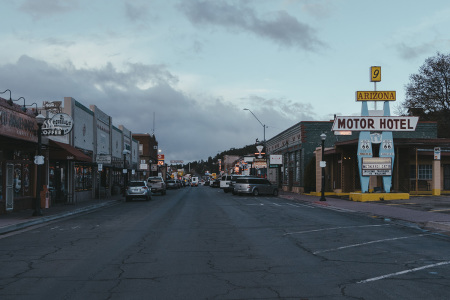 The former U.S. Route 66 runs through Williams, Arizona. 