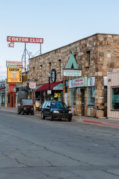 Downtown Williams, Arizona. 