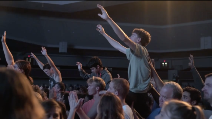 'Let Us Worship' at Rock Church in Virginia Beach, Virginia. 