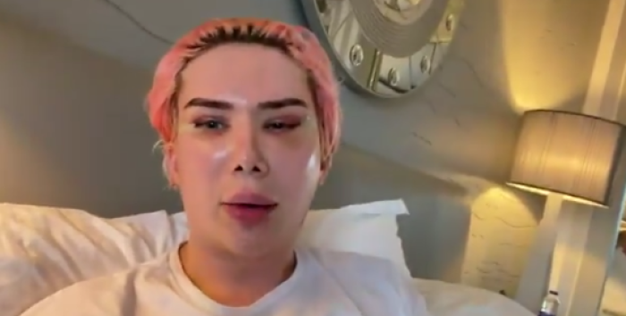 Oli London announces that he identifies as a 'transracial' Korean after undergoing facial surgery.