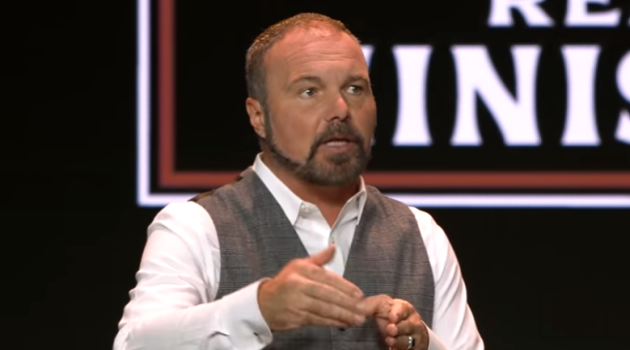 Mark Driscoll preaches at The Trinity Church in Scottsdale, Arizona.