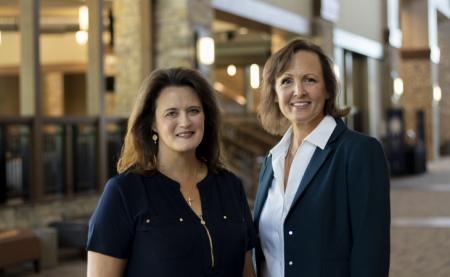 Loudoun County, Virginia teachers Kim Wright (R) and Monica Gill (L)