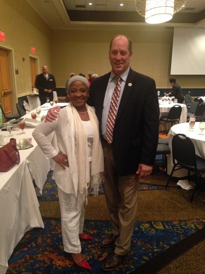 Leslie Haskin with former Congressman Ted Yoho.