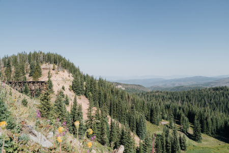 Corona Pass, also called Rollins Pass, can be accessed from Winter Park with an all-terrain vehicle or high clearance SUV. 