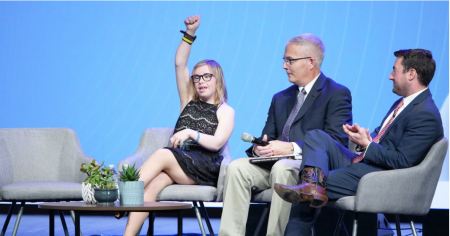  Chloe Kondrich at Pray Vote Stand Summit on Thursday, Oct 7, 2021. 