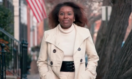 Republican politician Winsome Sears. On Nov. 2, 2021, voters in Virginia elected her to be the first female African-American lieutenant general in the state's history.