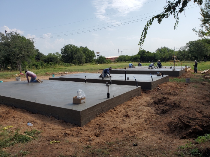 Construction work is beginning for the new 16 Houses of Healing homes in North Abilene, Texas.