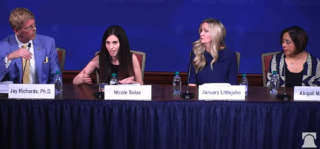 Mothers share how gender ideology devastated their families at The Heritage Foundation in Washington, D.C., on March 7, 2022. 