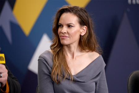 Hilary Swank of 'I Am Mother' attends The IMDb Studio at Acura Festival Village on location at The 2019 Sundance Film Festival on January 26, 2019 in Park City, Utah. 