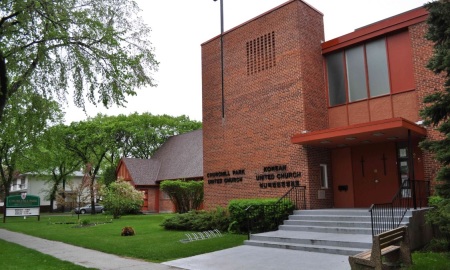 Churchill Park United Church of Winnipeg, Manitoba, Canada. 