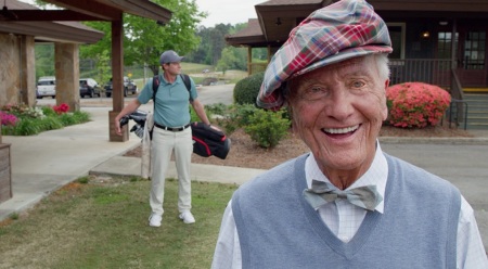 Pat Boone on the set of 'The Mulligan.' 