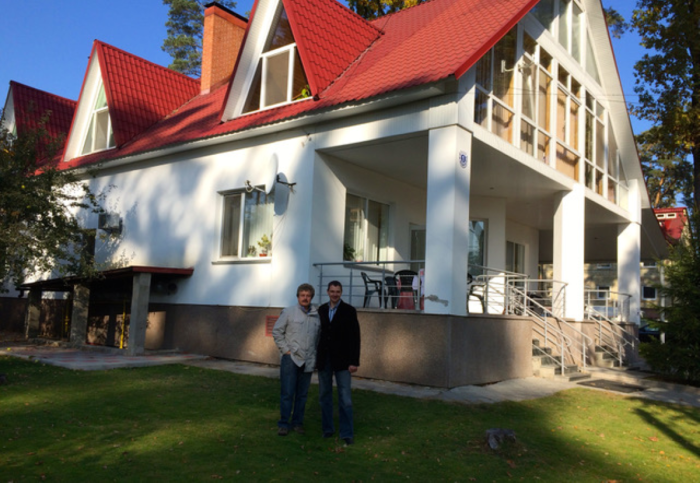 Mission Eurasia's Field Ministries Training Center in Irpin, Ukraine, before it was blown up by Russian troops in April 2022.