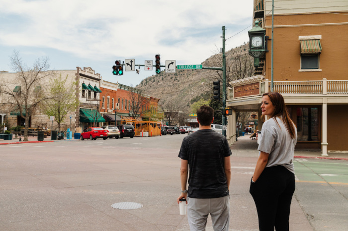 Main Avenue in Durango, Colorado. 