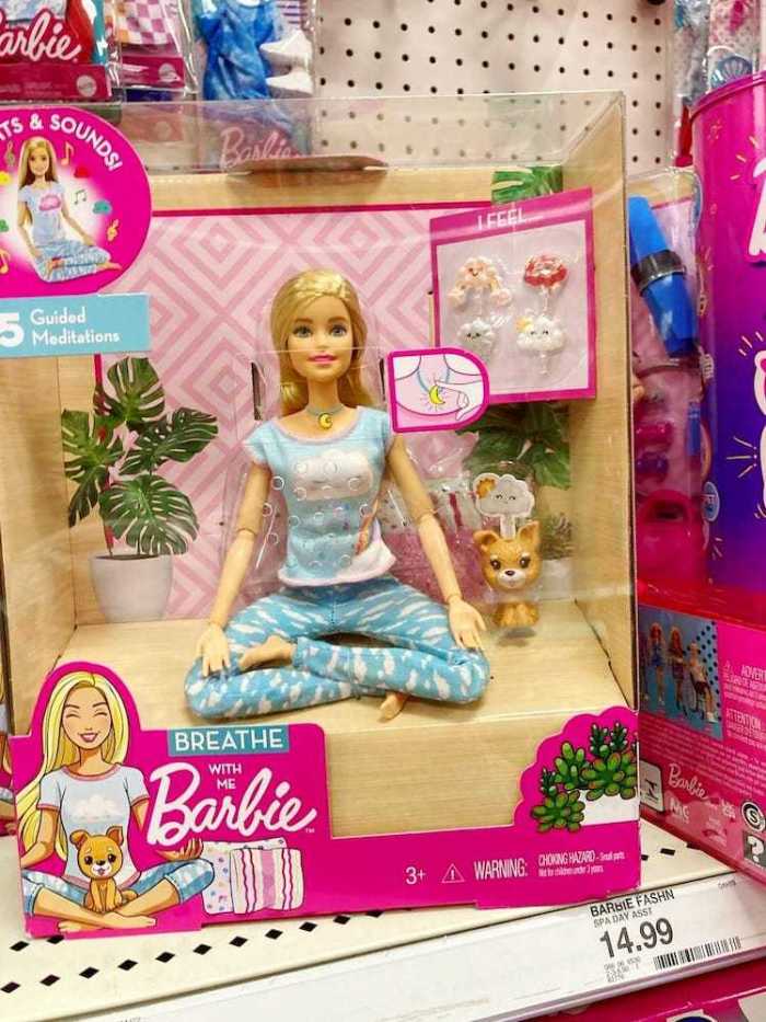 “Breathe With Me” Meditation Barbie, 2022