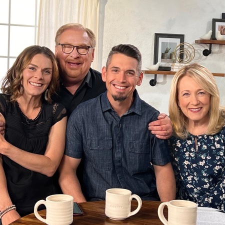 (From L-R) Stacie Wood, Rick Warren, Andy Wood and Kay Warren.