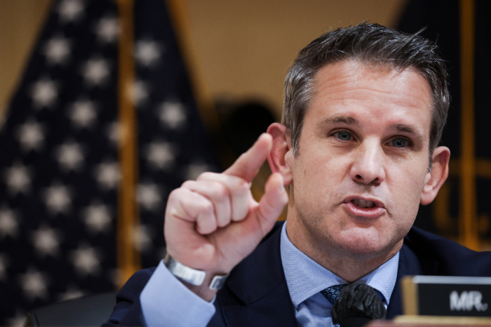 U.S. Rep. Adam Kinzinger, R-Ill., delivers closing remarks during the fifth hearing by the House Select Committee to Investigate the January 6th Attack on the U.S. Capitol in the Cannon House Office Building on June 23, 2022, in Washington, DC. 