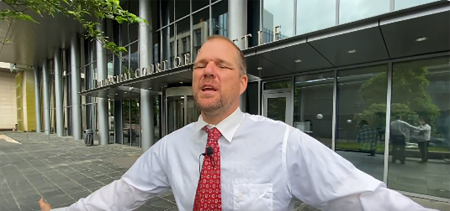 Street preacher Matthew Meinecke