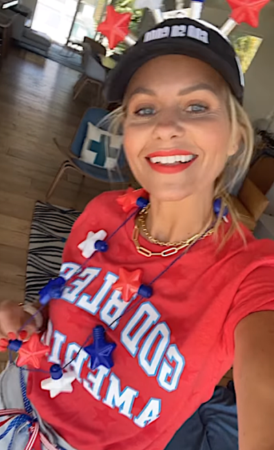 Candace Cameron Bure celebrates July 4th, 2022