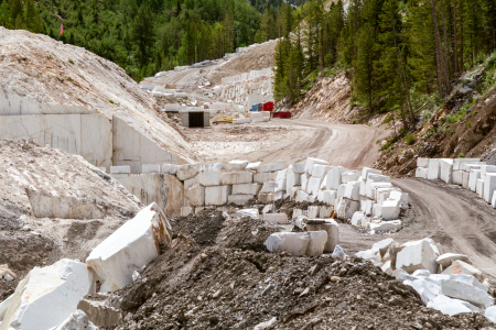 Marble quarried in Marble, Colorado, was used to build the Lincoln Memorial as well as other buildings and monuments. 