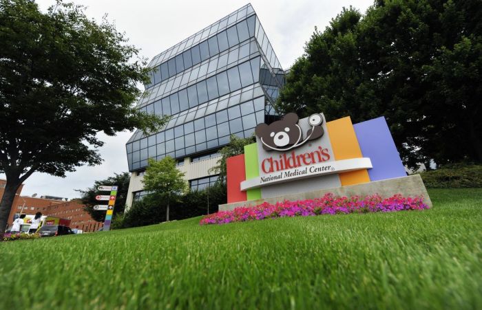 The Children's National Medical Center is pictured in Washington, DC, on September 16, 2009. 