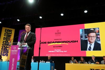 Joe Scarborough attends the 2018 Matrix Awards at Sheraton Times Square on April 23, 2018 in New York City