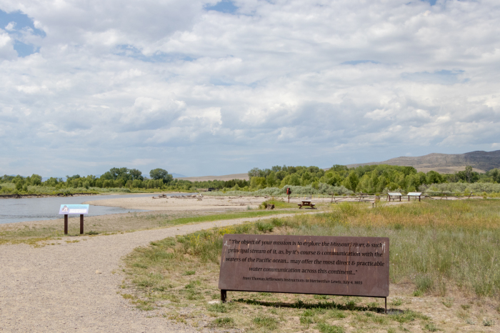 The headwaters of the Missouri River, near Three Forks, Montana. 