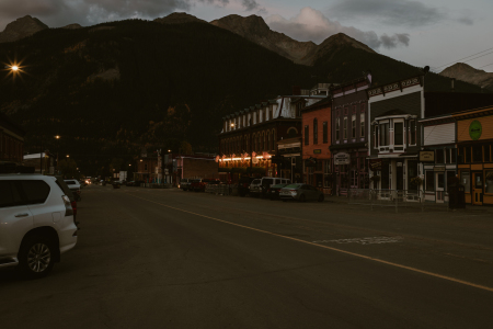 Greene Street in Silverton, Colorado. 