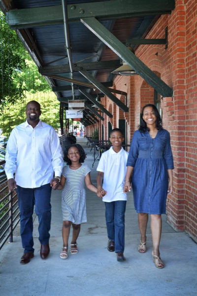 Pastor Charles Washington and family