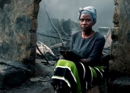 Rebecca speaks during the short film 'Rebecca: Nigeria,' produced by the Voice of the Martyrs and released on Nov. 6, 2022. 