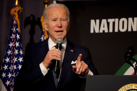 President Joseph Biden speaks at MLK Breakfast in Washington, D.C. 2023.