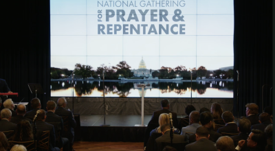 Several members of Congress joined Evangelical leaders at the Museum of the Bible in Washington, D.C. the morning of Feb. 1, 2023 for the National Gathering for Prayer and Repentance, asking for God's forgiveness for the many ways the country has strayed from His will. 