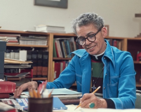 The Rev. Pauli Murray (1910-1985), the first African American woman to be ordained in The Episcopal Church and one of the founders of the National Organization for Women. 