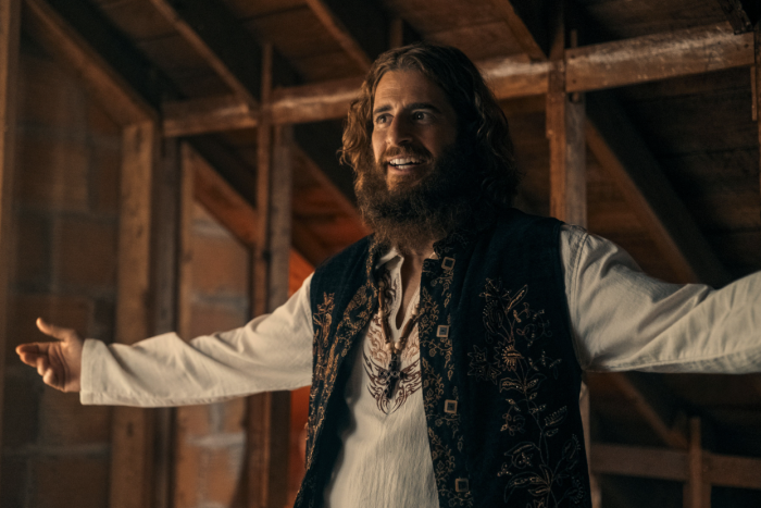 Jonathan Roumie as evangelist Lonnie Frisbee in 'Jesus Revolution,' a Lionsgate film.